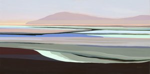 Paysage abstrait aux tons discrets - Angela Seear