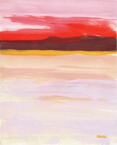 Horizon abstrait et éclatant - Angela Seear