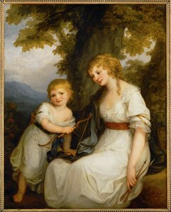 La Baronne de Kruedener et son fils - La baronne de Kruedener et son fils ... - Angelica Kauffman