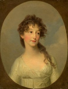 Possiblement Franciska Krasinska, Duchesse de Courlande, vers 1790 - Angelica Kauffman