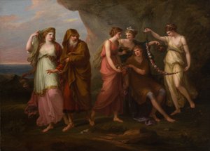 Télémaque et les nymphes de Calypso, 1782
