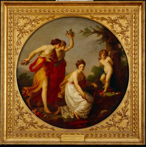 Le désarmement de Cupidon - Angelica Kauffman