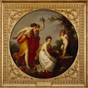 Le désarmement de Cupidon, vers 1800