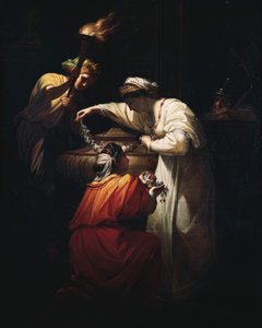 Cléopâtre décorant la tombe de Marc Antoine