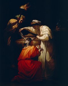 Cléopâtre ornant la tombe de Marc Antoine - Angelica Kauffmann