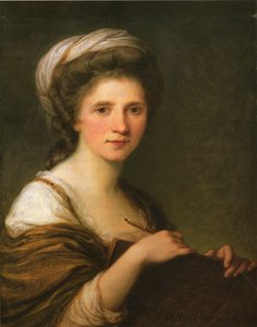 French : Autoportrait Self-Portrait - Angelica Kauffmann