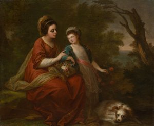 Mme Hugh Morgan et sa fille - Angelica Kauffmann