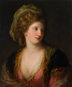 Femme en robe turque - Angelica Kauffmann