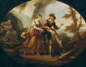 Miranda et Ferdinand - Angelica Kauffmann