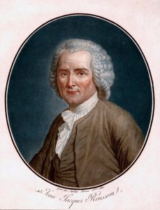 Portrait de Jean Jacques Rousseau (1712-1778) - Angelique (fl.1796 d.1827) Allais