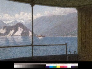 Bateau sur le lac Majeur, 1915