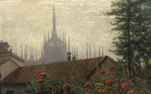 Les tours du Duomo, 1900-1901 - Angelo Morbelli