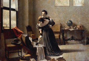 La fuite, par Angelo Morbelli - Angelo Morbelli