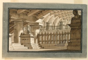 Décor de scène, prison égyptienne