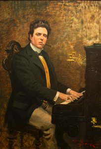 Portrait du compositeur Pietro Mascagni, 1899 - Angiolo Tommasi