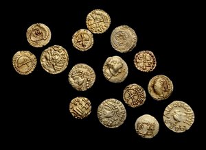 Trésor complet de pièces anglo-saxonnes non locales, le Trésor de Crondall, de Crondall, Hampshire