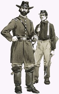 Un officier et un soldat de la cavalerie américaine - Angus McBride