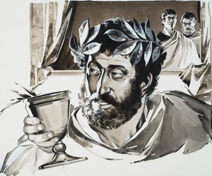 Empereur Commode (gouache sur papier) - Angus McBride