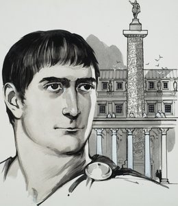 Empereur Trajan (gouache sur papier) - Angus McBride