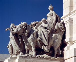 Agriculture, du Monument aux Cortes de Cadix - Aniceto Marinas y Garcia