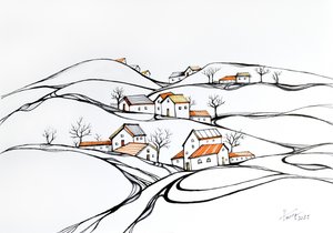 Winter Village Hills - Aniko Hencz