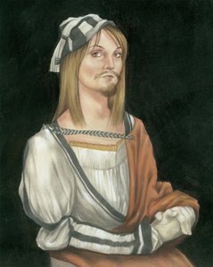 Autoportrait avec poils faciaux - Anita Kunz