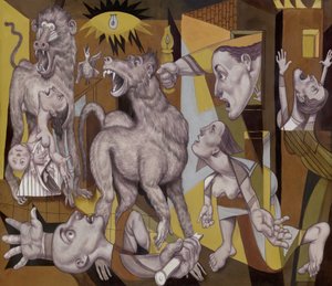 Le Guereza Guernica, 2018 - Anita Kunz