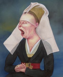 Femme se faisant expliquer, 2018 - Anita Kunz
