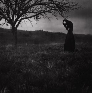 Une silhouette mélancolique dans un paysage sombre - Anja Matko