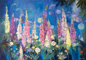 Digitale et alliums, 2019 - Ann Oram