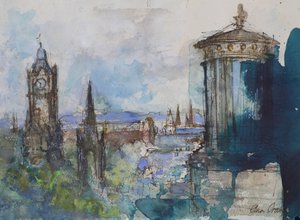 Depuis Calton Hill, Édimbourg - Ann Oram