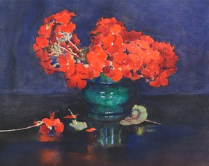 Géraniums - Ann Spence Black