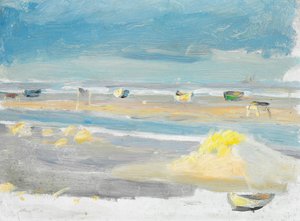 Bateaux sur la plage, Skagen.