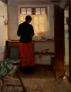 La servante dans la cuisine