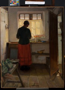 La servante dans la cuisine