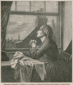 Le Chant de la Chemise - peint par A E Blunden (gravure) - Anna E. Blunden