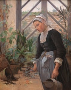 Jeune fille bretonne s