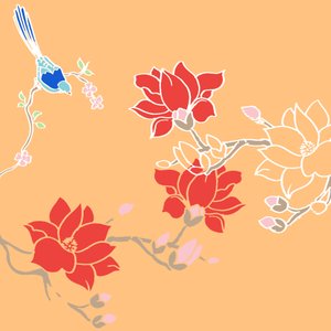 Oiseaux en fleurs - Anna Platts