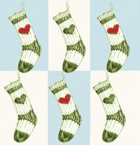 Chaussette de Noël - Anna Platts
