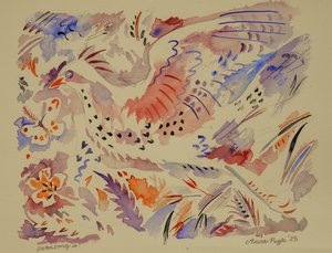 4 Chant du cygne, 2023 (aquarelle) - Anna Pugh