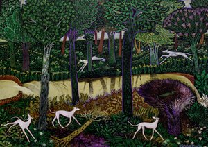 Pussys Primrose, 2017 (acrylique) - Anna Pugh