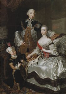 Portrait du grand-duc Pierre Fiodorovitch et de la grande-duchesse Catherine Alexeïevna - Anna Rosina Lisiewska