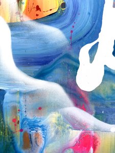 Figure abstraite pleine de vie