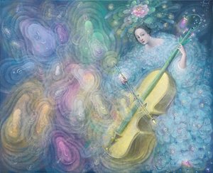 Water Music, 2016 (huile sur toile de lin) - Annael Anelia Pavlova