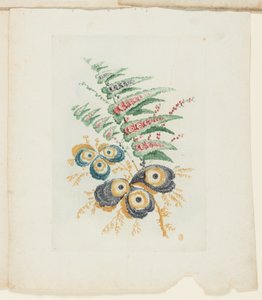 Assiette, de la Nouvelle Suite de Carnets de Fleurs Idéales pour l