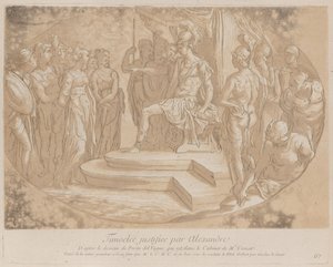 Alexandre le Grand libérant Timoclée, ca. 1729-40 - Anne Claude Philippe de