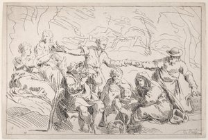 Fête en plein air - Anne Claude Philippe de Caylus