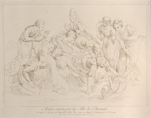 Moïse sauvé par la fille du Pharaon - Anne Claude Philippe de Caylus