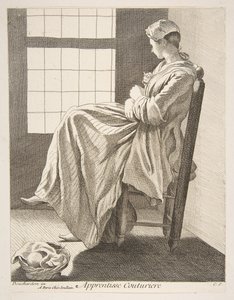 Apprentie couturière, 1737