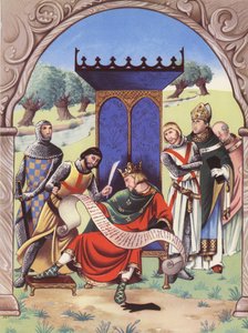 Le roi Jean signe la Magna Carta - Anne & Johnstone Janet (1928 79) Johnstone